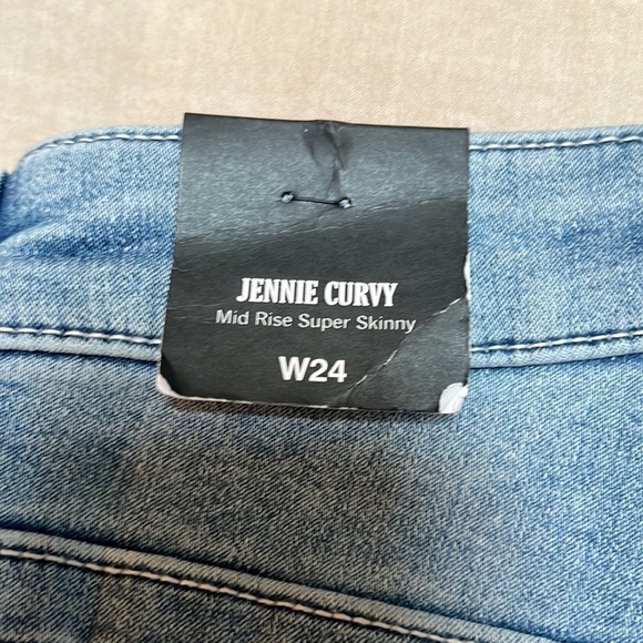 True religion Jennie curvy mid rise super skinny light breaker jeans - Picture 4 of 8